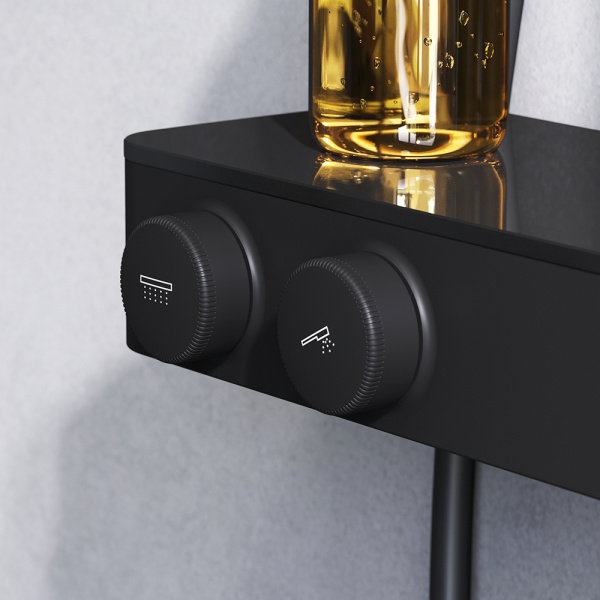 Душевая система с термостатическим смесителем AM.PM Inspire V2.0 F0750A422 Душевая система с термостатическим смесителем AM.PM Inspire V2.0 F0750A422