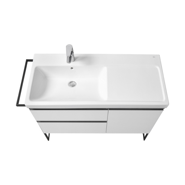 Тумба под раковину Roca Domi 100 см A857477806 подвесная белая