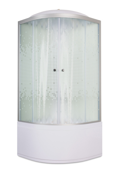 Душевая кабина AvaCan 100x100 L910GM профиль хром