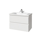 Тумба под раковину Caprigo Forte 80 см 36112-SF027 подвесная белая