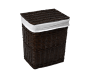 Корзина для белья WasserKRAFT Isar WB-130-L коричневая