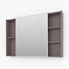 Шкаф зеркальный Какса-А Novella 100 см 005354 ясень анкор темный