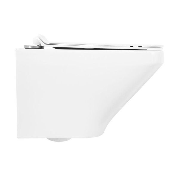 Унитаз подвесной безободковый  BelBagno SELA BB3201CHR белый Унитаз подвесной безободковый  BelBagno SELA BB3201CHR белый