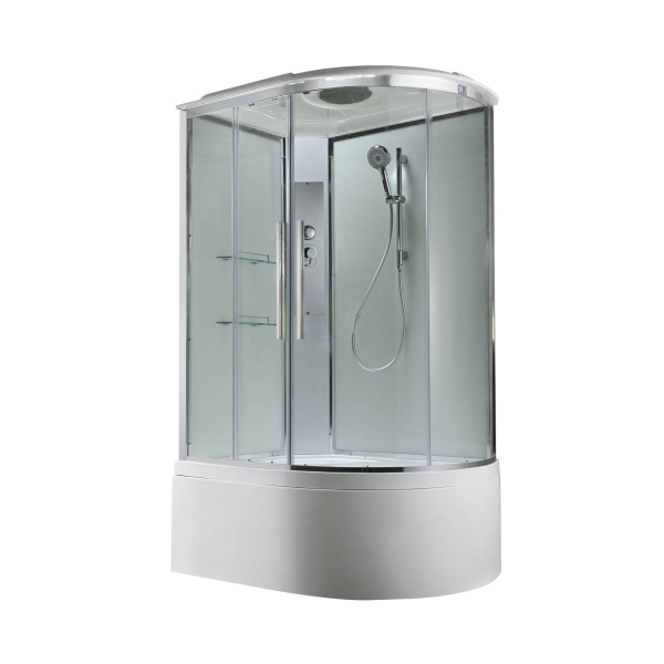 Душевая кабина с баней AvaCan 120x90 EM5912LT профиль хром