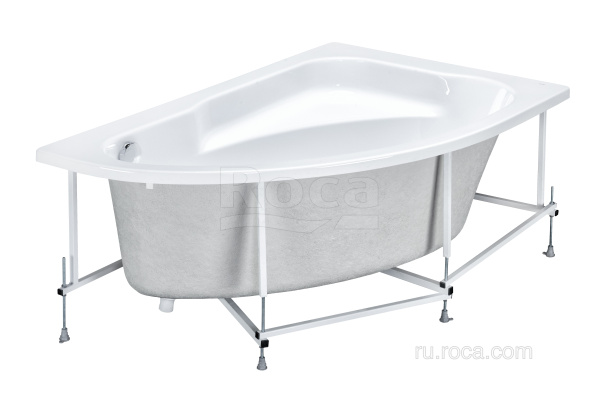 Ванна акриловая Roca Welna 160x100 правая асимметричная ZRU9302998 Ванна акриловая Roca Welna 160x100 правая асимметричная ZRU9302998