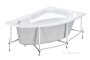 Ванна акриловая Roca Welna 160x100 правая асимметричная ZRU9302998 Ванна акриловая Roca Welna 160x100 правая асимметричная ZRU9302998