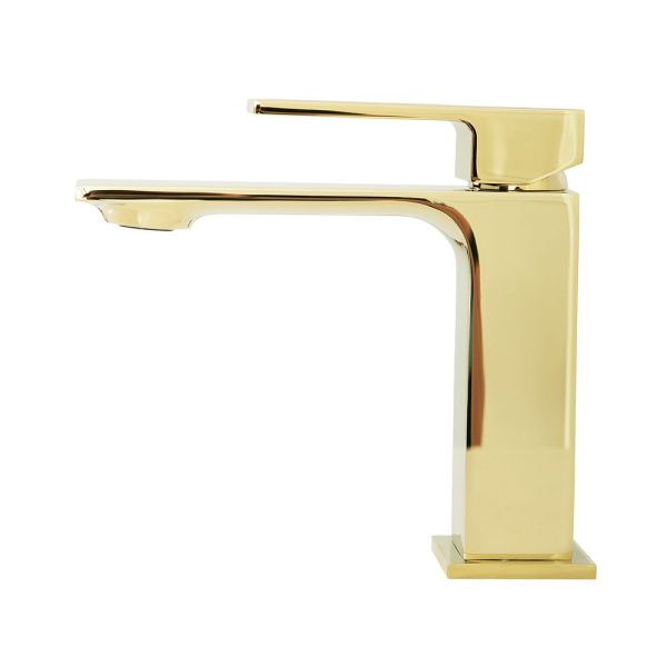 Смеситель для раковины  BelBagno LUCE LUC-LVM-ORO золото Смеситель для раковины  BelBagno LUCE LUC-LVM-ORO золото