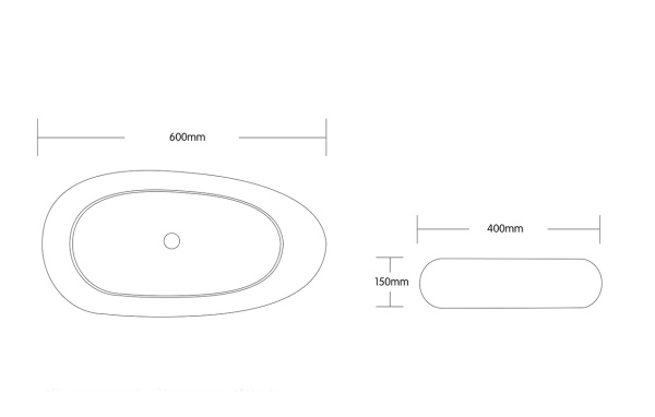 Раковина Ceruttispa CR7041B накладная