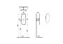 Зеркало поворотное 38x90 см VitrA PLURAL 64059 Зеркало поворотное 38x90 см VitrA PLURAL 64059