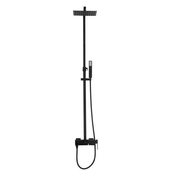 Душевая стойка  BelBagno LUCE LUC-VSCM-NERO черный матовый Душевая стойка  BelBagno LUCE LUC-VSCM-NERO черный матовый