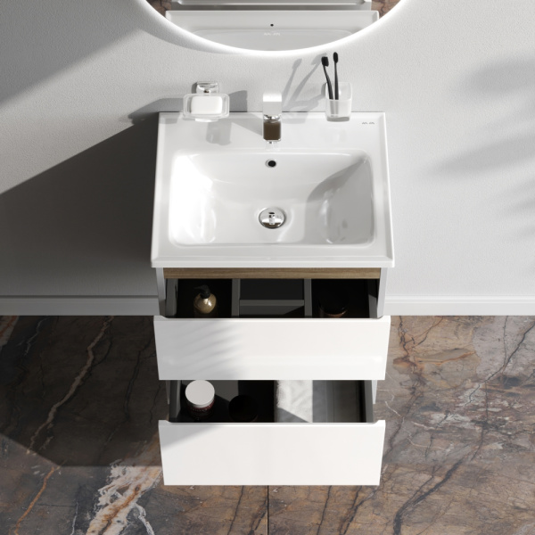 Тумба под раковину Am.Pm X-Joy 55 см M85AFHX0552WG подвесная белая