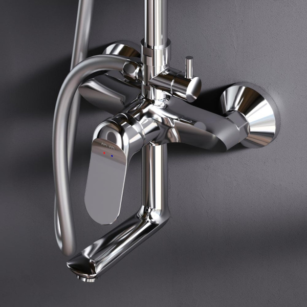 Душевая стойка AM.PM Sunny F0785C900 хром глянцевый