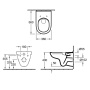 Унитаз Villeroy & Boch O.Novo 56881001 подвесной