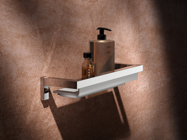 Полочка для душа 36 см KEUCO Edition 90 Square 19159010000 Хром Полочка для душа 36 см KEUCO Edition 90 Square 19159010000 Хром