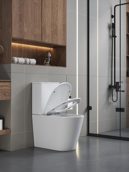 Унитаз-компакт Ceruttispa Piera CT10560 безободковый с микролифтом