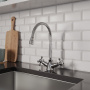 Смеситель для кухни с гибким изливом MILARDO Duplex DUPSB0FM05 Смеситель для кухни с гибким изливом MILARDO Duplex DUPSB0FM05