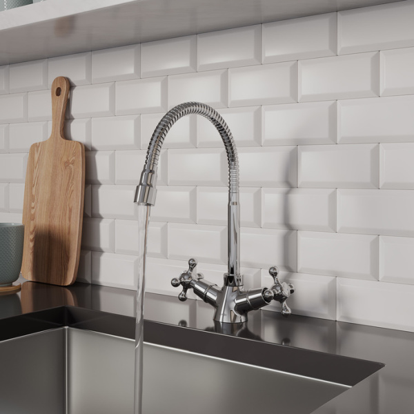 Смеситель для кухни с гибким изливом MILARDO Duplex DUPSB0FM05 Смеситель для кухни с гибким изливом MILARDO Duplex DUPSB0FM05