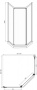 Душевой уголок 90x90x200 Bravat Line BS090.6115A Душевой уголок 90x90x200 Bravat Line BS090.6115A