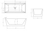 Ванна акриловая отдельностоящая 160x80 ABBER AB9224-1.6 Ванна акриловая отдельностоящая 160x80 ABBER AB9224-1.6