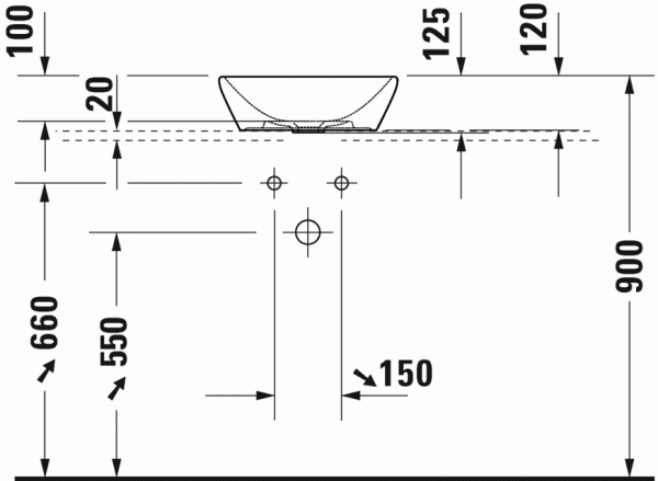 Раковина круглая 40 см DURAVIT D-NEO 2371400070 Раковина круглая 40 см DURAVIT D-NEO 2371400070