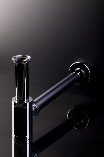 Сифон для раковины Boheme Black 609-B черный матовый