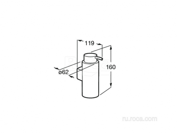Диспенсер Roca Superinox 817301002 Диспенсер Roca Superinox 817301002