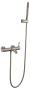 Смеситель для ванны Boheme Uno 463-NB с душевой лейкой никель
