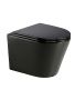 Унитаз подвесной 35,5х36,5х51,5 см AQUAme AQM2001MB черный матовый