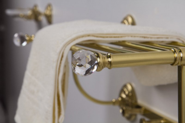 Полотенцедержатель с крючками ART&MAX BAROCCO CRYSTAL AM-2032-Br-C Полотенцедержатель с крючками ART&MAX BAROCCO CRYSTAL AM-2032-Br-C