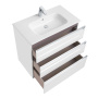 Тумба под раковину Roca The Gap 80 см A857406806 подвесная белая