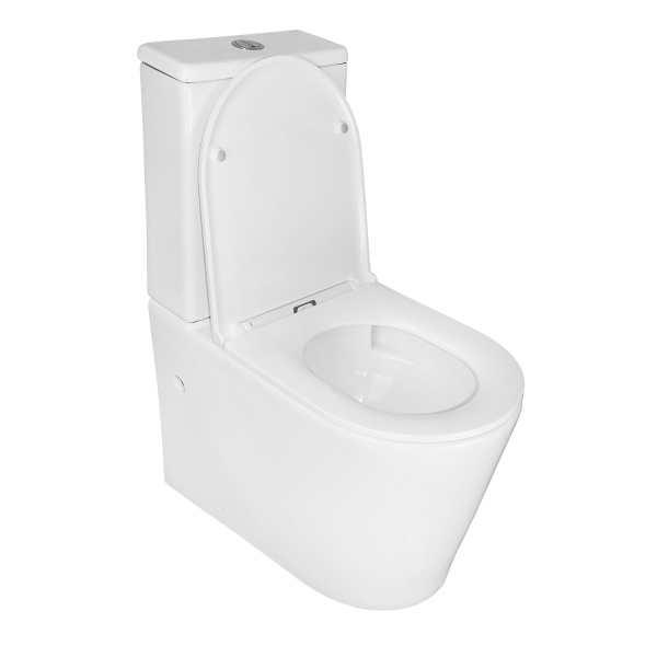 Унитаз-компакт Azario Conto AZ-T005BR безободковый с микролифтом