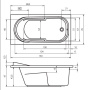 Ванна акриловая RIHO COLUMBIA 140x70 BA0500500000000 Ванна акриловая RIHO COLUMBIA 140x70 BA0500500000000
