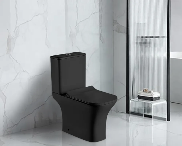 Унитаз-компакт безободковый с сиденьем микролифт Cerutti SPA VETTORE MB CN9241 матовый черный Унитаз-компакт безободковый с сиденьем микролифт Cerutti SPA VETTORE MB CN9241 матовый черный