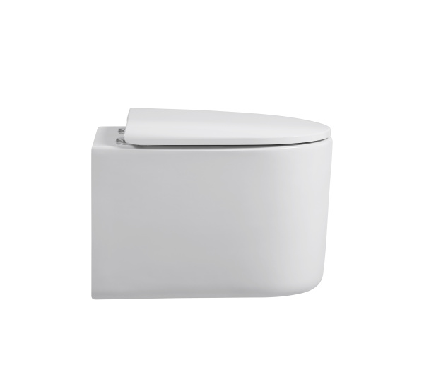 Унитаз подвесной Sapbox Glacier SB0104T3-W безободковый с микролифтом