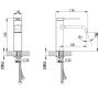 Смеситель AQUAme Asti AQM6410BG шлифованное золото Смеситель AQUAme Asti AQM6410BG шлифованное золото