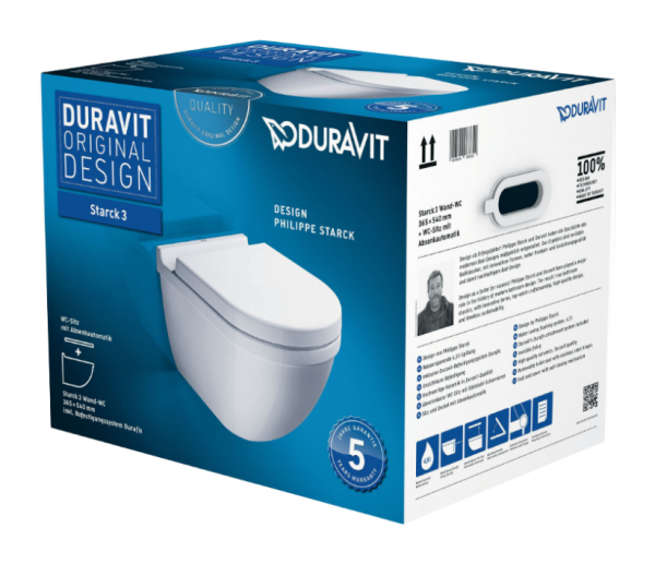 Унитаз крышка с микролифтом Duravit Starck 3 42250900A1 белый Унитаз крышка с микролифтом Duravit Starck 3 42250900A1 белый
