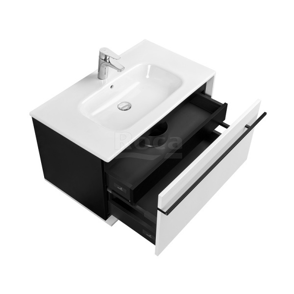Тумба под раковину Roca Aneto 80 см 7.8574.3.080.6 подвесная белая