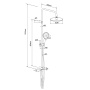 Душевая система Damixa Shower program DX977700200 Душевая система Damixa Shower program DX977700200