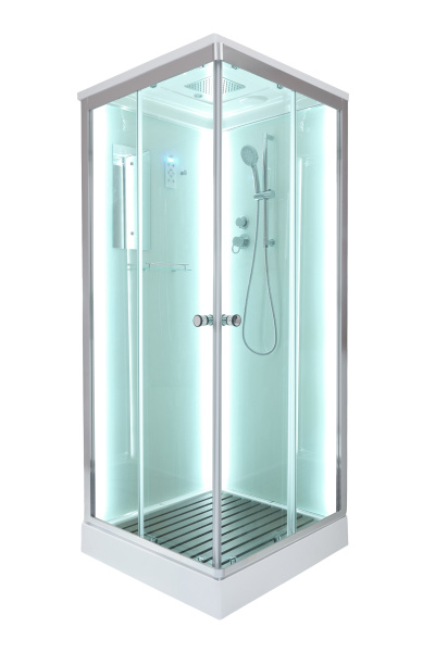 Душевая кабина DTO K409SLED профиль хром