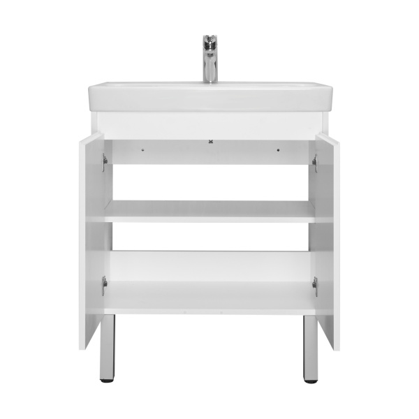 Тумба под раковину Aquaton Сканди Doors 65 см 1A278901SD010 подвесная белая