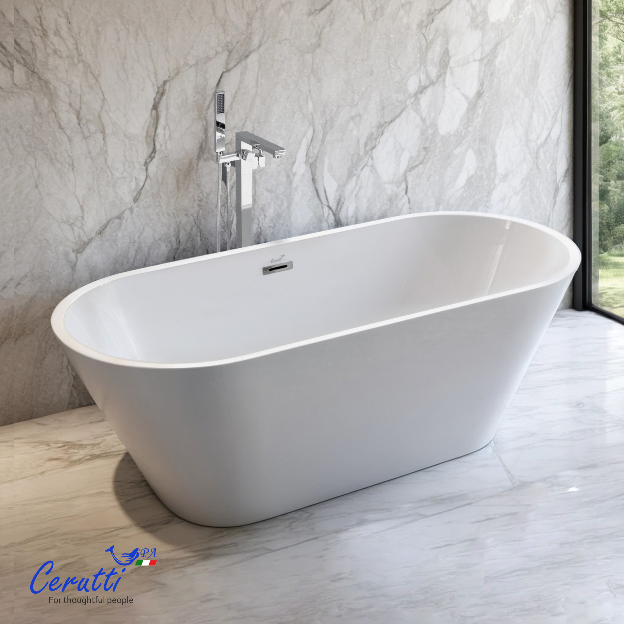 Ванна акриловая Ceruttispa Resia 150x75 CT10302