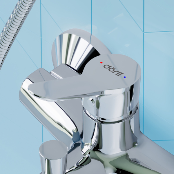 Смеситель для ванны Dorff Optima D2010000 хром глянцевый