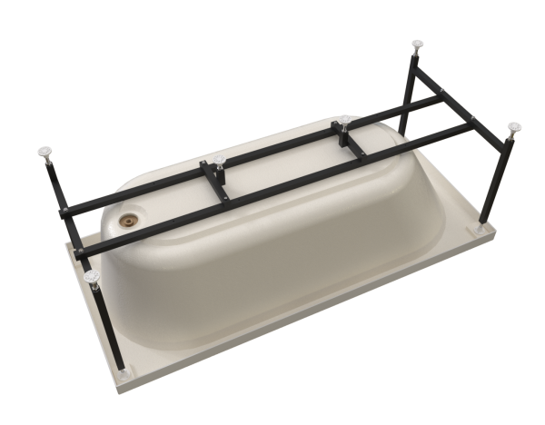 Ванна акриловая Radomir Виктория 180x70 2-01-0-0-1-243Р белая пристенная с каркасом