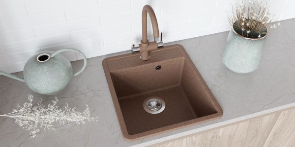 Кухонная мойка накладная 44x51 Florentina 17.030.B0440.102 Чёрный Кухонная мойка накладная 44x51 Florentina 17.030.B0440.102 Чёрный