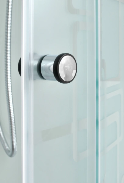 Душевая кабина DTO EM1590NLED+GM профиль хром