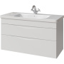 Тумба под раковину Caprigo Lento 100 см 36214-SF027 подвесная белая