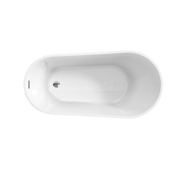 Акриловая ванна отдельнотоящая 170x80 см BelBagno  BB704-1700-800-K белый Акриловая ванна отдельнотоящая 170x80 см BelBagno  BB704-1700-800-K белый