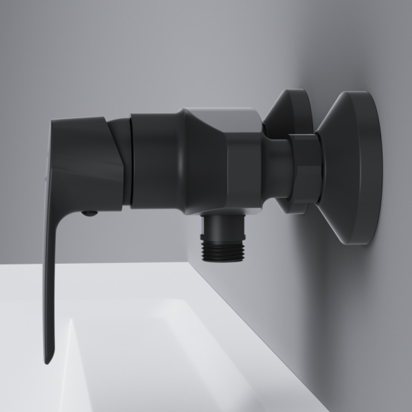 Смеситель для ванны Am.Pm Gem F90A20022 черный матовый