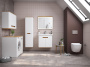 Высокий шкафчик с корзиной для белья с ножками 40 см Vitra Sento 60854 Высокий шкафчик с корзиной для белья с ножками 40 см Vitra Sento 60854