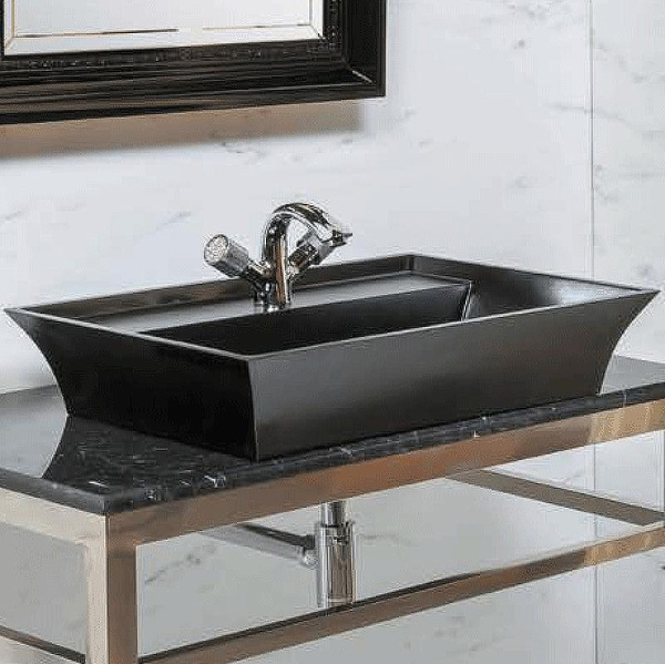 Раковина Boheme NeoArt 70 см 802 накладная черная